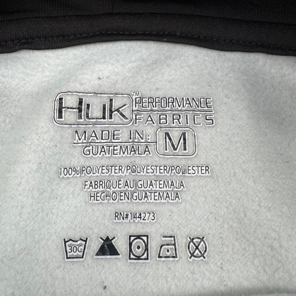 Huk Performance Fishing Hoodie Mens Size M Camo Fishingcore Gorpcore - Picture 7 of 8